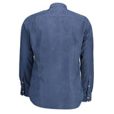 U.S. POLO ASSN. Blue Cotton Men Shirt